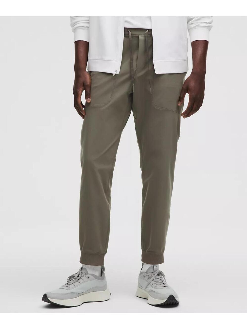 Lululemon ABC Jogger Shorter Pants Mens XL Green Warpstreme NWT - Picture 1 of 9